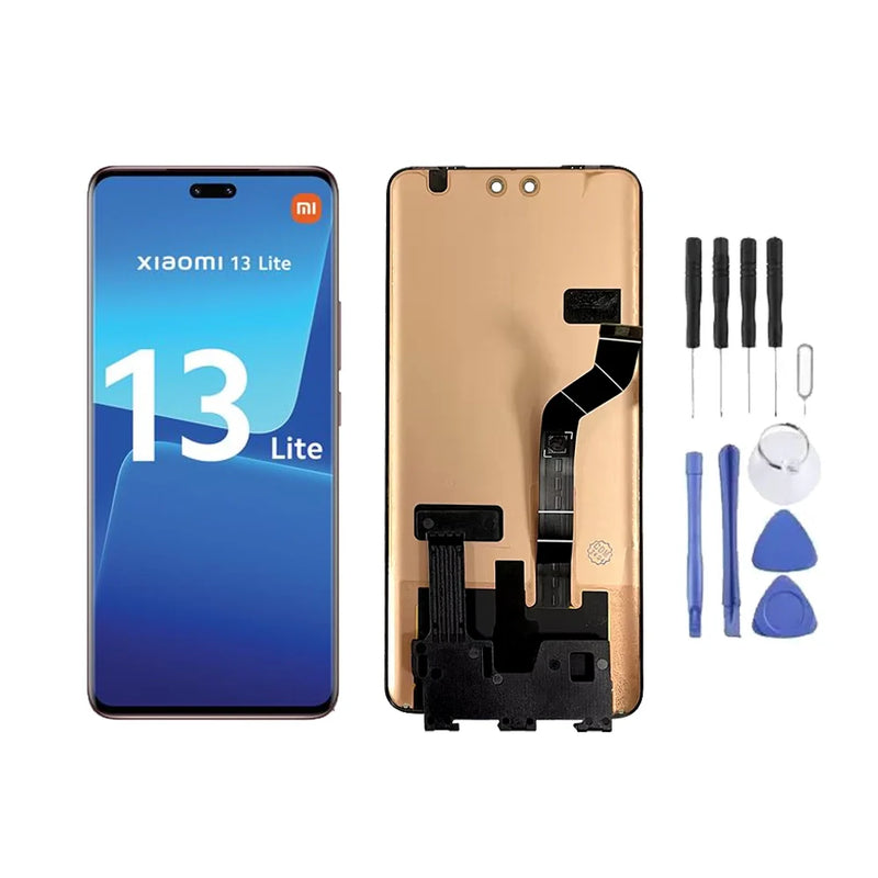 Ecran LDC + Vitre pour Xiaomi 13 Lite + Kit d'outils