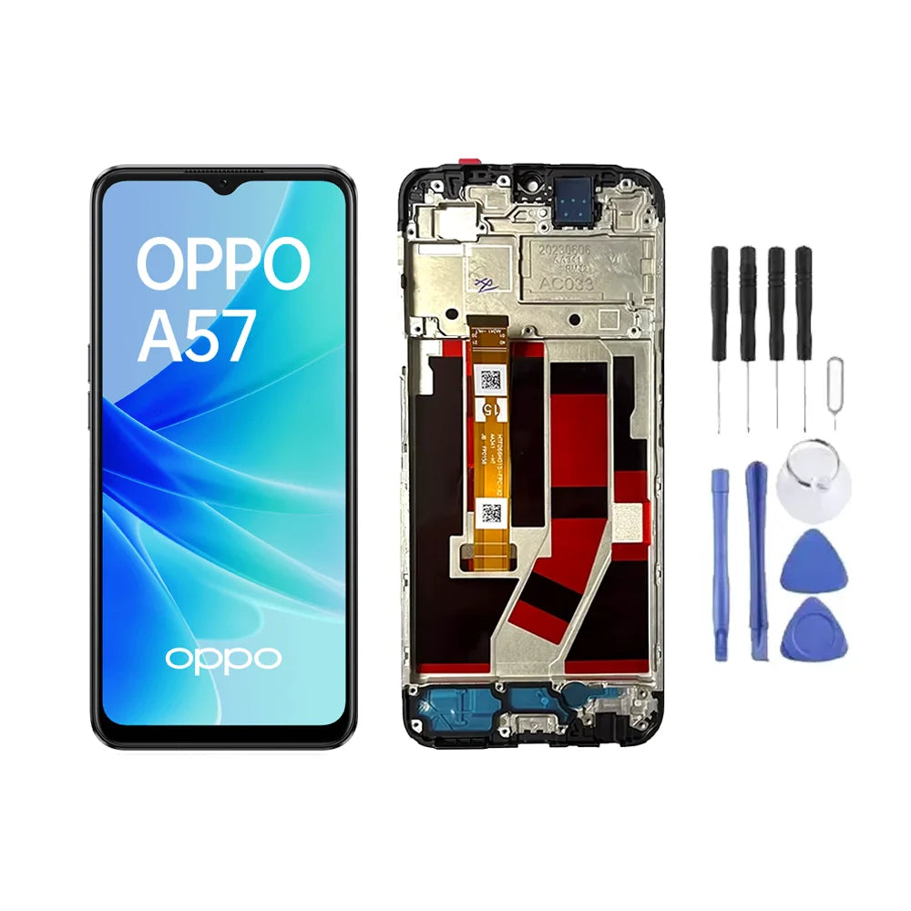 Chassis + Ecran LCD + Vitre pour Oppo A57 4G + Kit d'outils