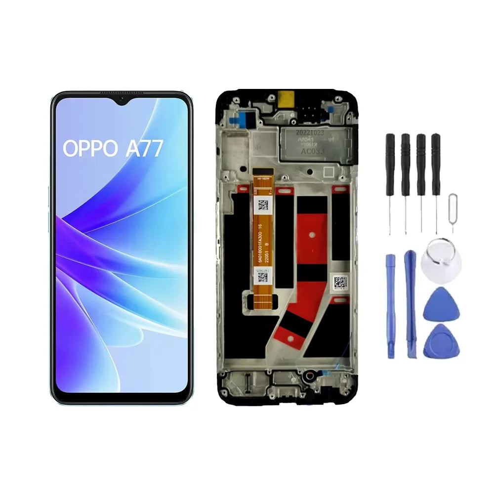 Chassis + Ecran LCD + Vitre pour Oppo A77 4G + Kit d'outils