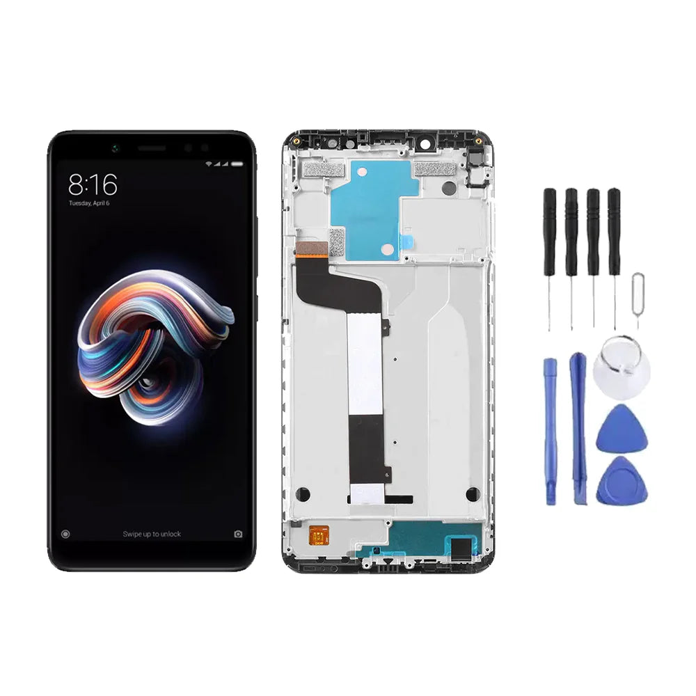 Chassis + Ecran LCD + Vitre pour Xiaomi Redmi 5 Plus + Kit d'outils