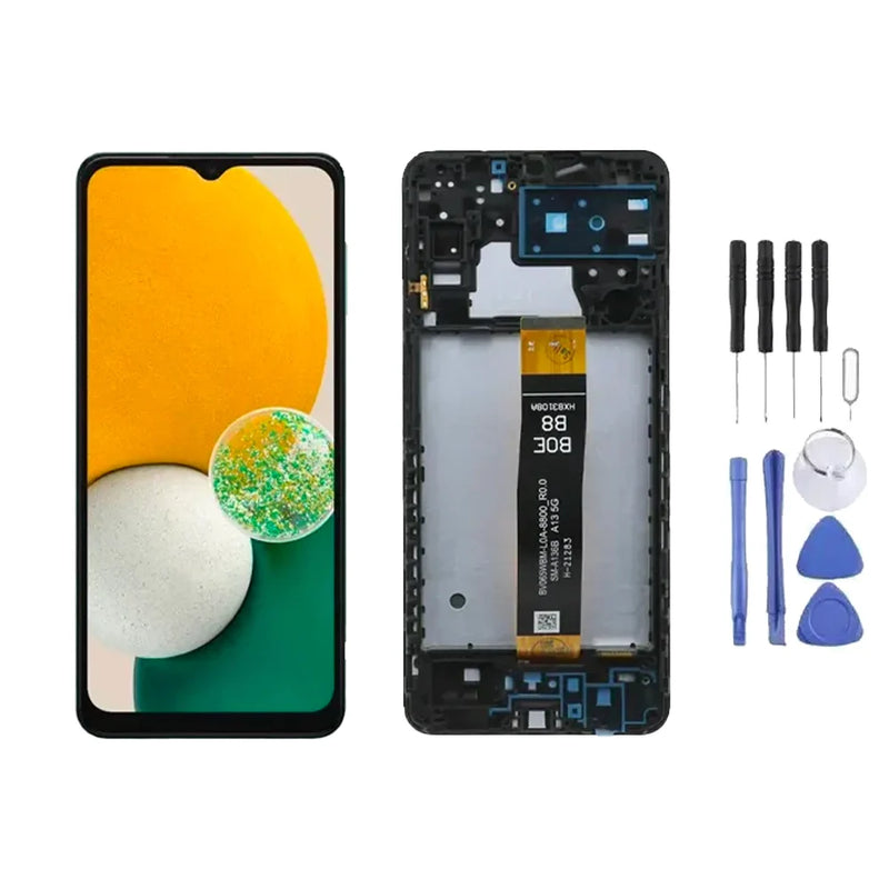 Chassis + Ecran LCD + Vitre pour Samsung Galaxy A13 5G (A136) + Kit d'outils