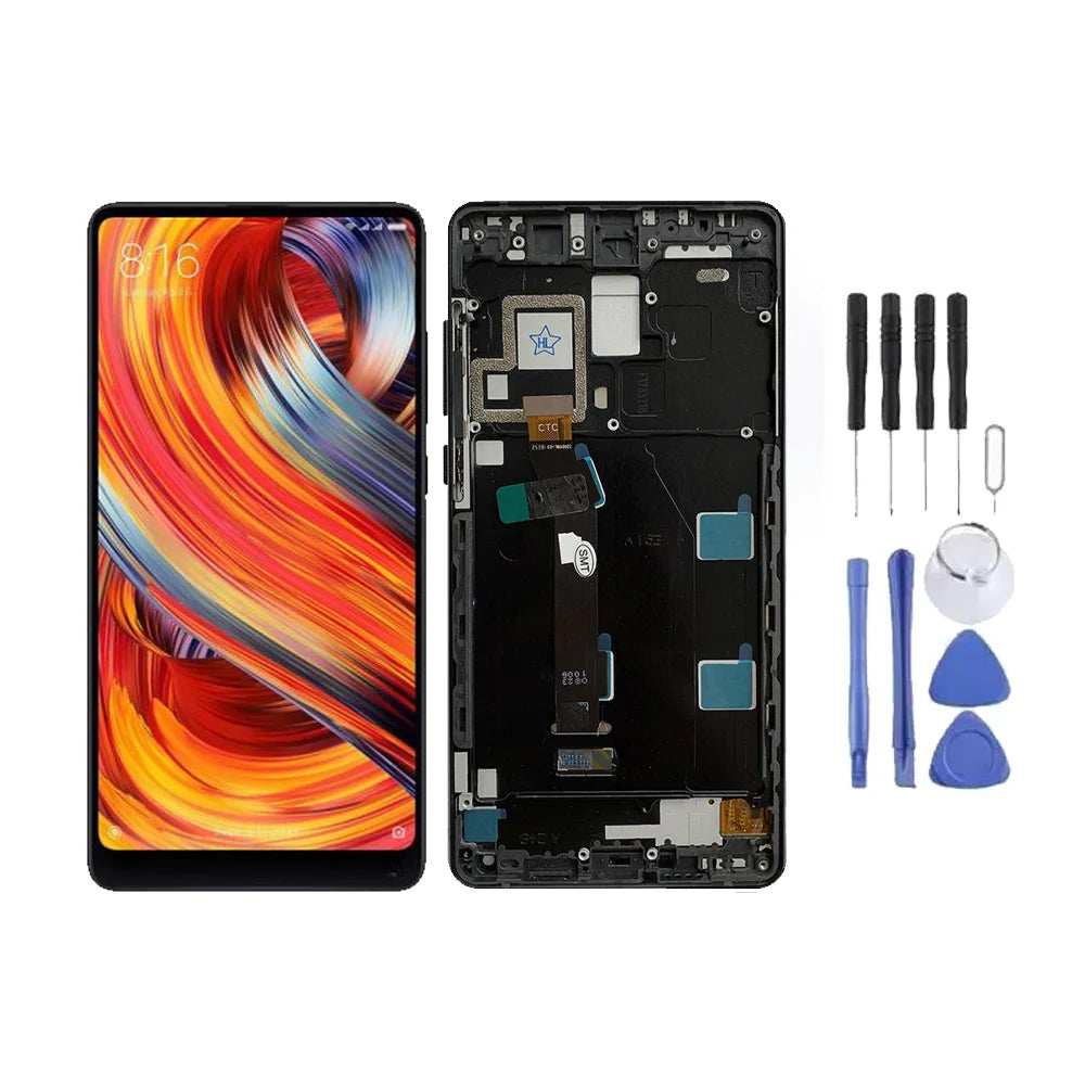 Chassis + Ecran LCD + Vitre pour Xiaomi Mi Mix 2 + Kit d'outils