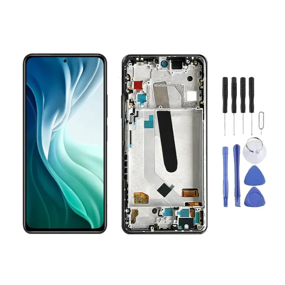 Chassis + Ecran LCD + Vitre pour Xiaomi Mi 11i + Kit d'outils