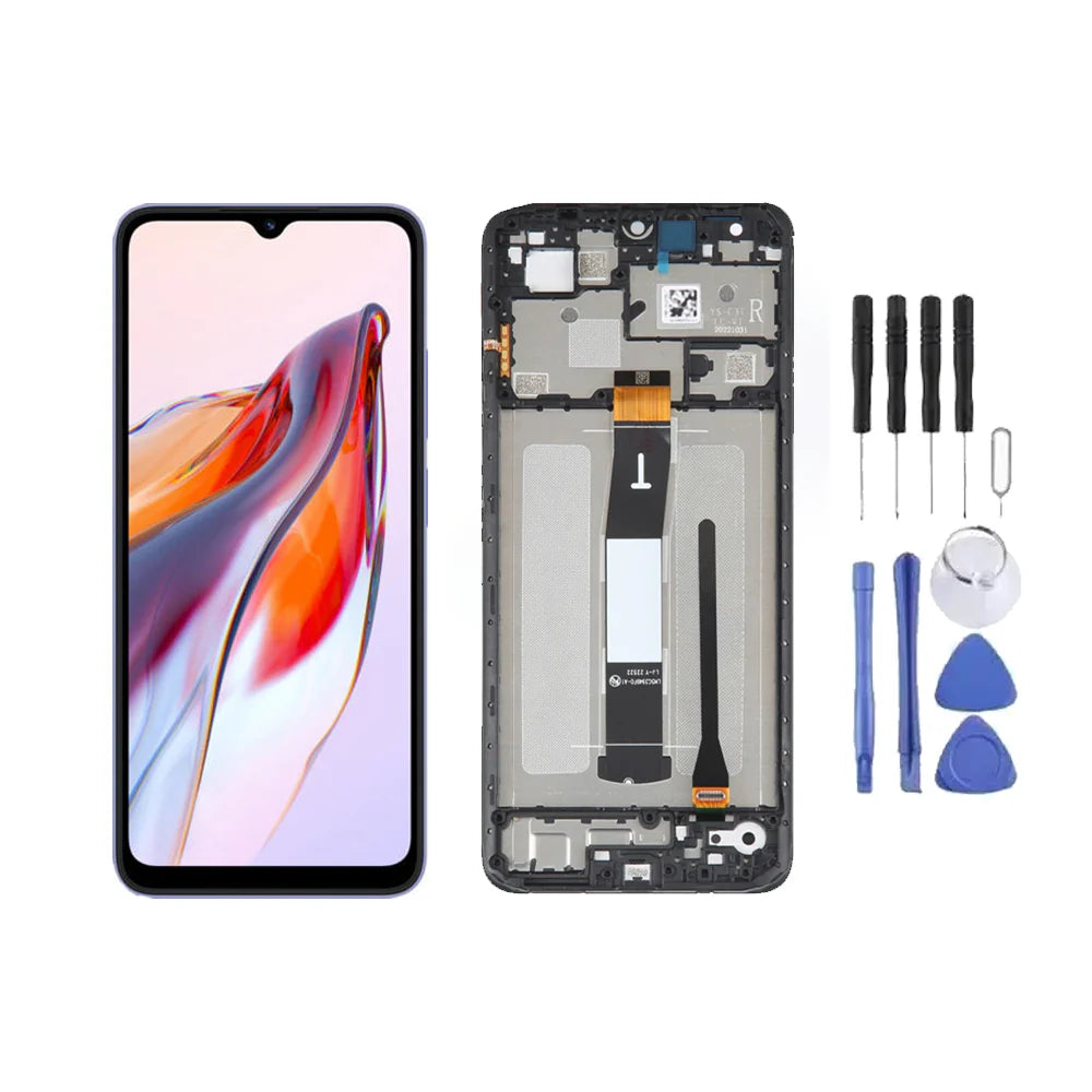 Chassis + Ecran LCD + Vitre pour Xiaomi Redmi 12C + Kit d'outils