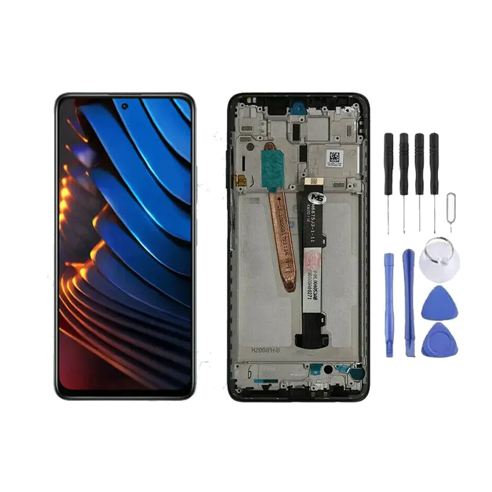 Chassis + Ecran LCD + Vitre pour Xiaomi Poco X3 + Kit d'outils