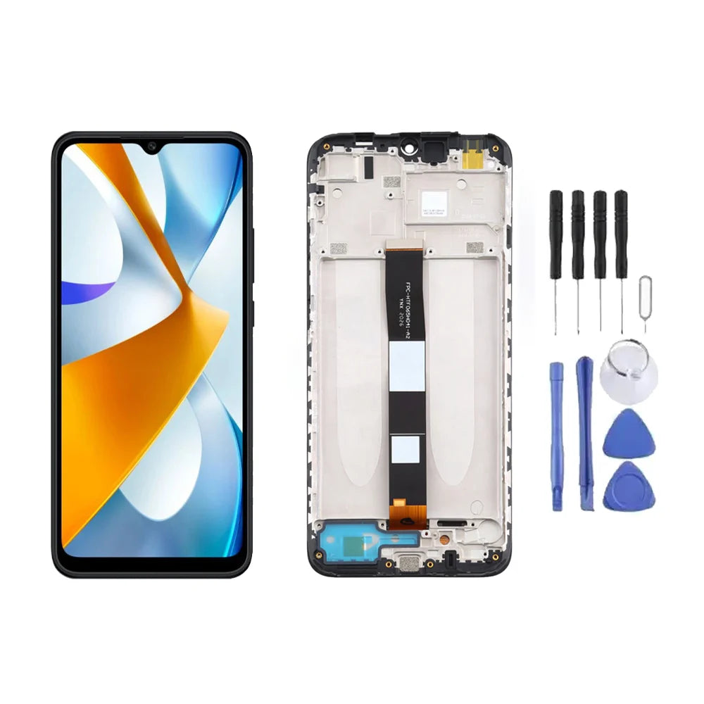 Chassis + Ecran LCD + Vitre pour Xiaomi Poco C40 + Kit d'outils