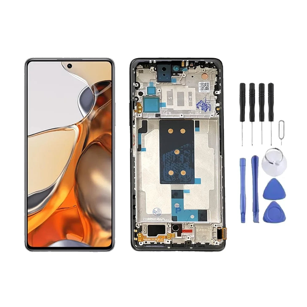 Chassis + Ecran LCD + Vitre pour Xiaomi 11T Pro + Kit d'outils