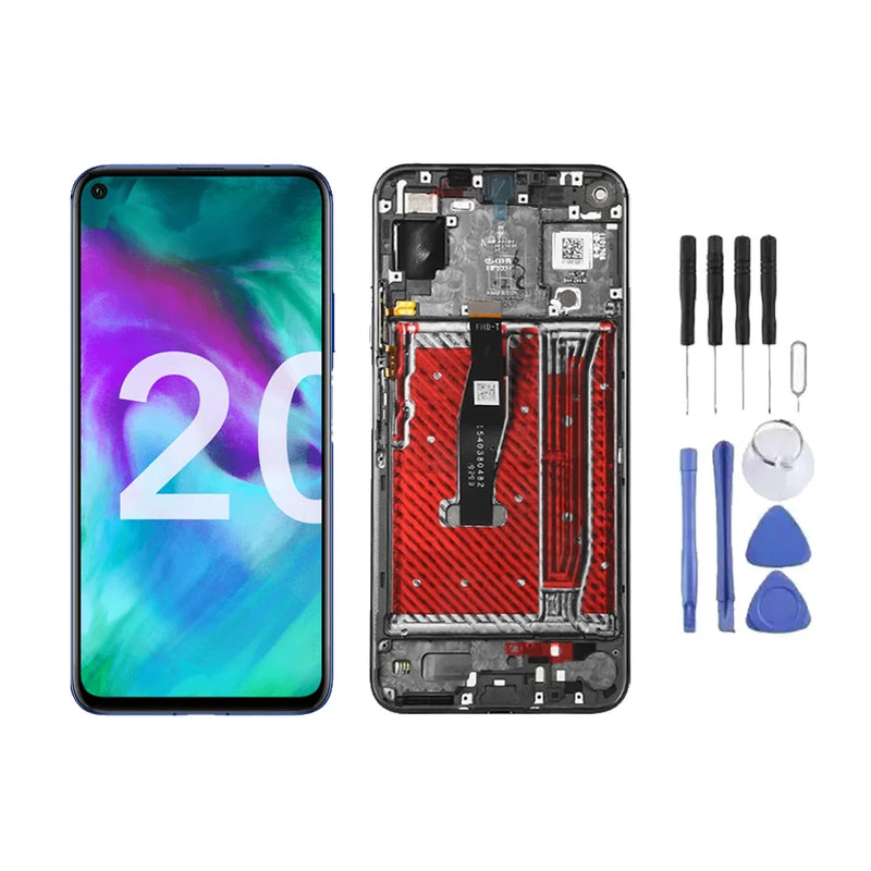 Chassis + Ecran LCD + Vitre pour Huawei Nova 5T + Kit d'outils