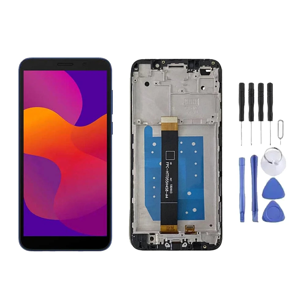 Chassis + Ecran LCD + Vitre pour Huawei Y5P 2020 + Kit d'outils