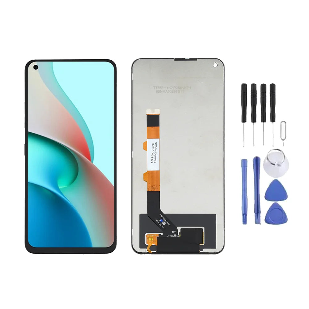 Chassis + Ecran LCD + Vitre pour Xiaomi Redmi Note 9 5G + Kit d'outils