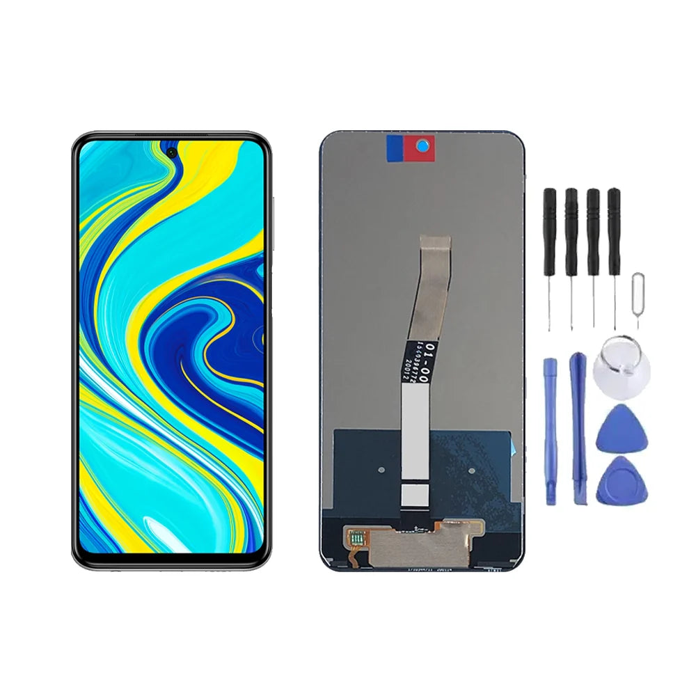 Ecran LCD + Vitre pour Xiaomi Redmi Note 9 Pro + Kit d'outils