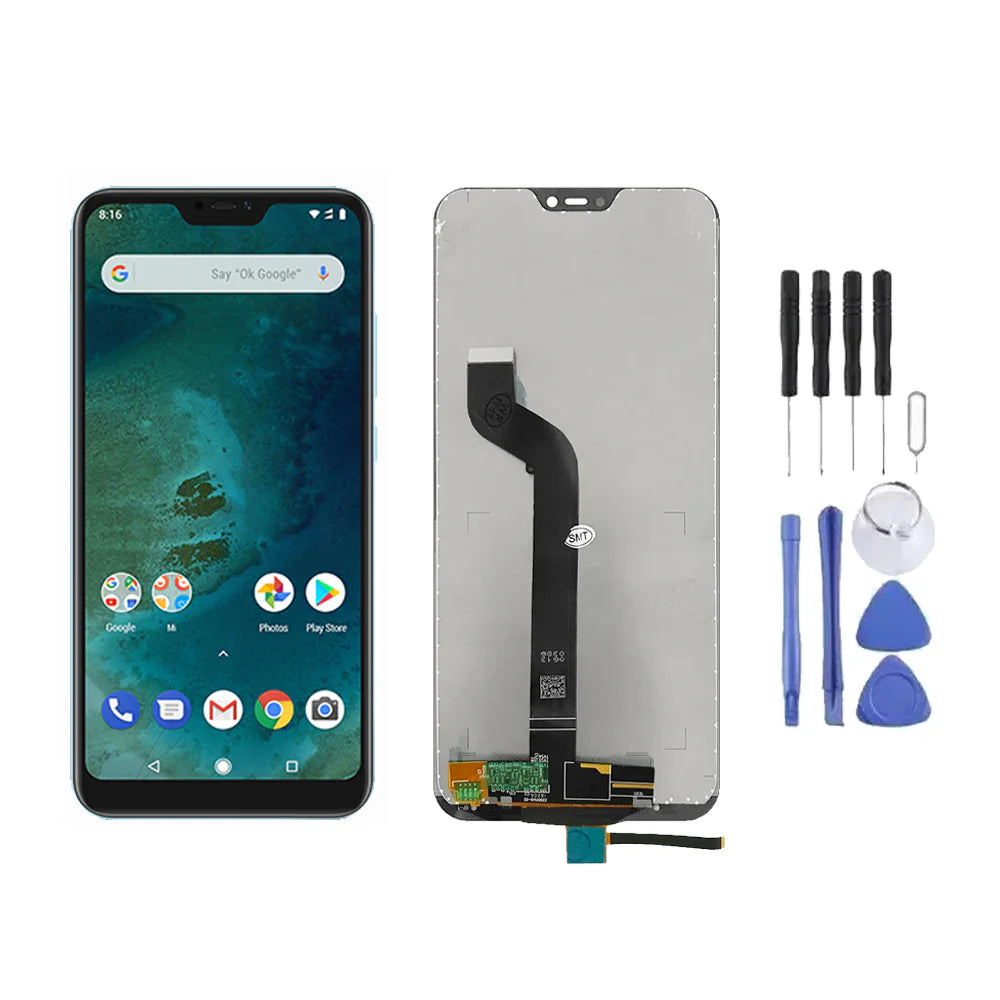 Ecran LCD + Vitre pour Xiaomi Redmi 6 Pro + Kit d'outils