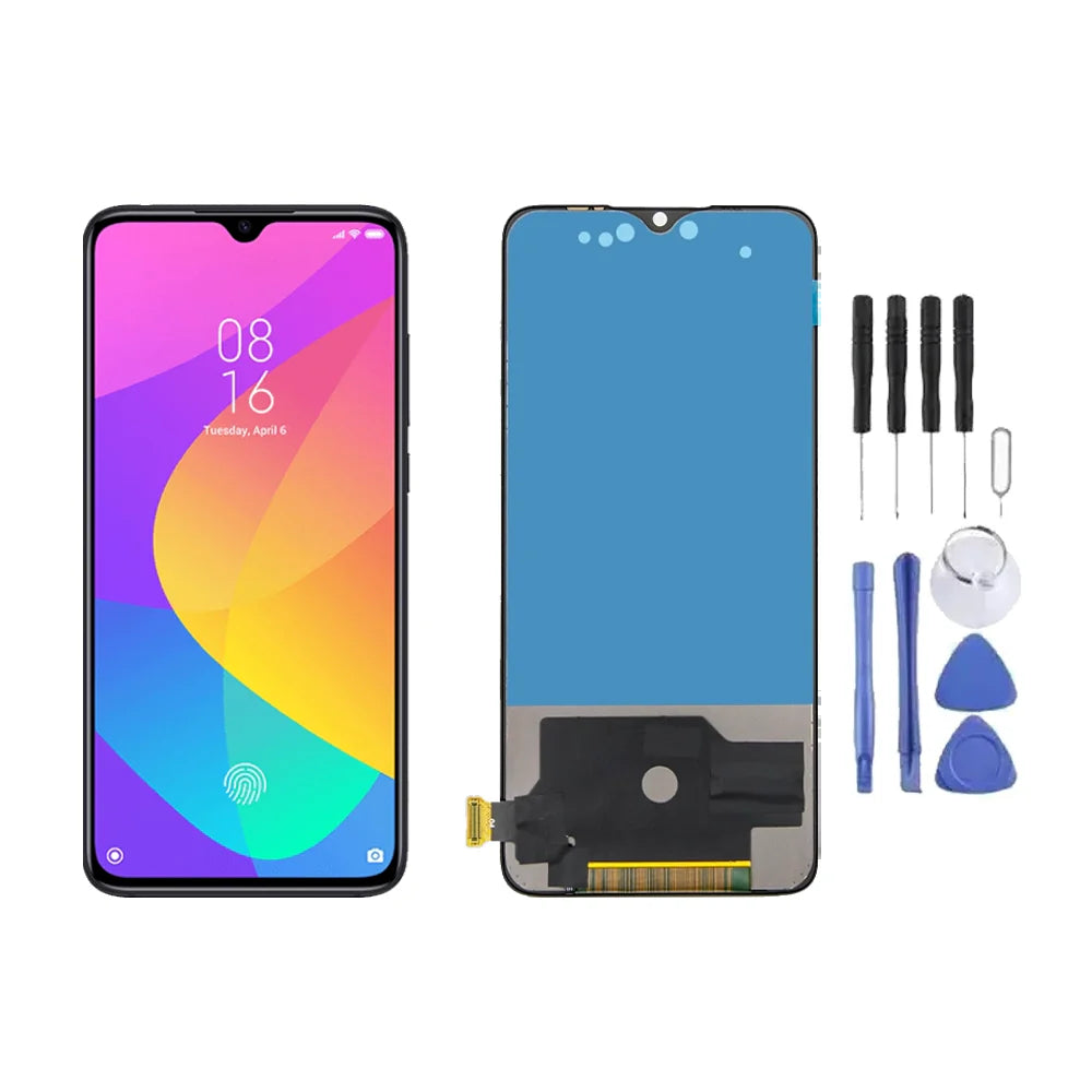 Ecran LCD + Vitre pour Xiaomi Mi CC9 + Kit d'outils