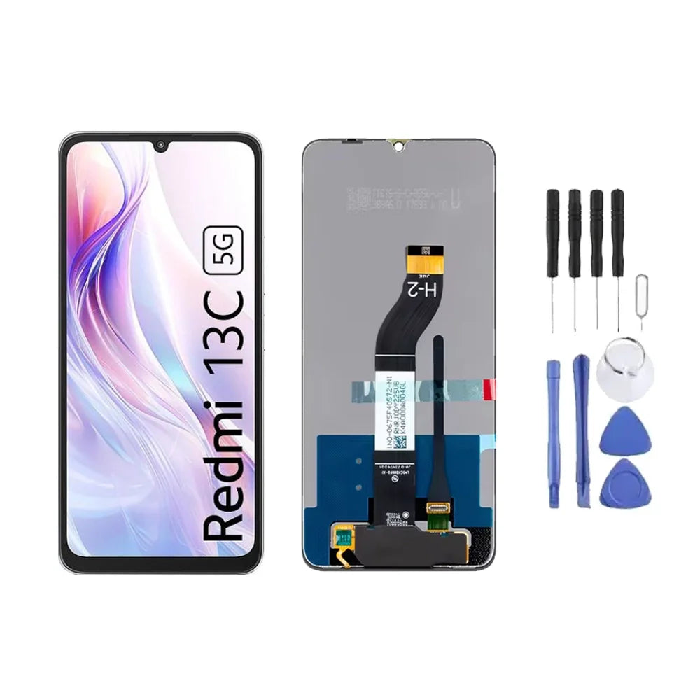 Ecran LCD + Vitre pour Xiaomi Redmi 13C 5G + Kit d'outils