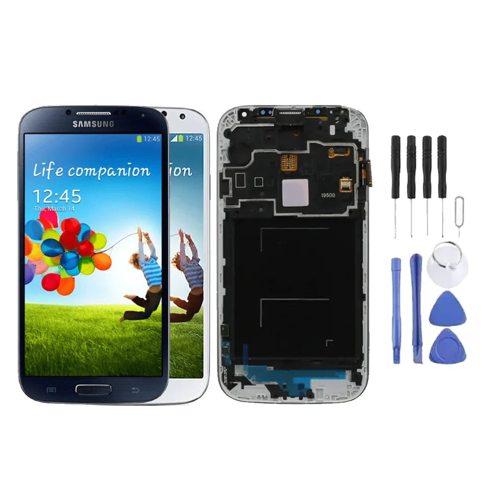 Ecran LCD + Vitre pour Samsung Galaxy S4 (i9500 / i9505) + Kit d'outils