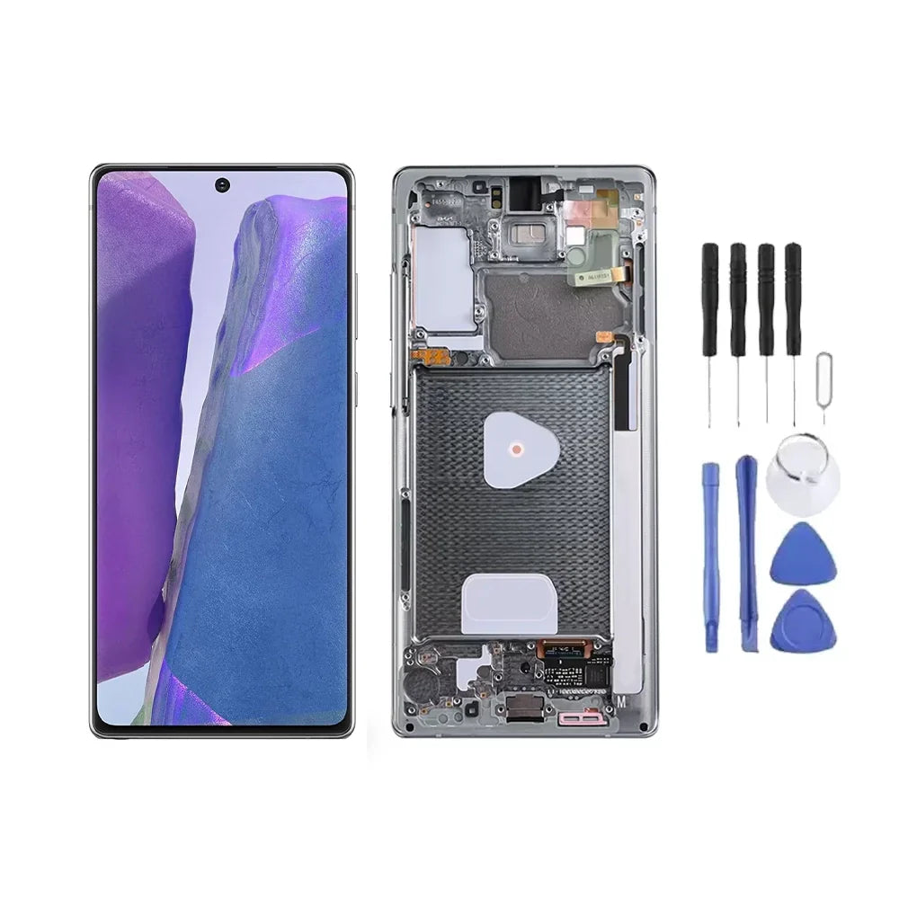 Chassis + Ecran LCD + Vitre pour Samsung Galaxy Note 20 5G (N981) + Kit d'outils